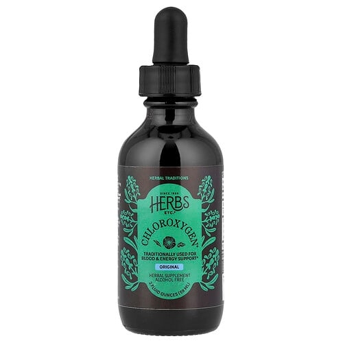 Herbs Etc Chloroxygen Original Alcohol Free 2 Fl Oz 59 Ml product image