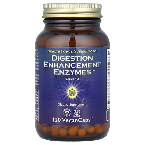 Healthforce Superfoods Digestion Enhancement Enzymes 120 Vegancaps product image