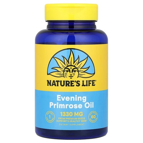 Nature S Life Evening Primrose Oil 1 300 Mg 60 Softgels product image