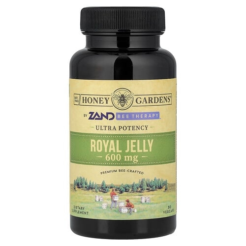 Honey Gardens Ultra Potency Royal Jelly 600 Mg 30 Vegcaps product image