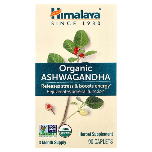 Himalaya Organic Ashwagandha 90 Caplets product image
