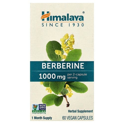 Himalaya Berberine 60 Vegan Capsules 500 Mg Per Capsule product image