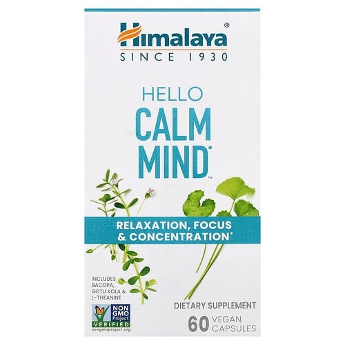 Himalaya Hello Calm Mind 60 Vegan Capsules product image