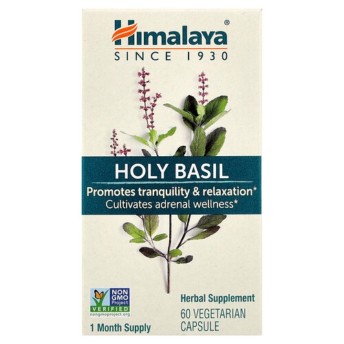 Himalaya Holy Basil 60 Vegetarian Capsules product image