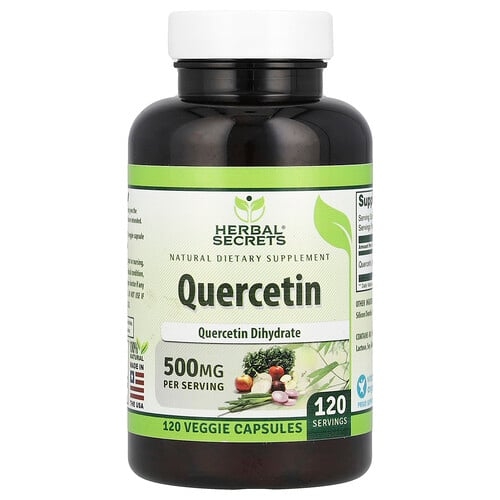 Herbal Secrets Quercetin 500 Mg 120 Veggie Capsules product image
