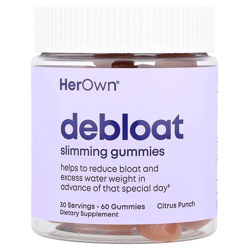 Her Own Debloat Slimming Gummies Citrus Punch 60 Gummies product image