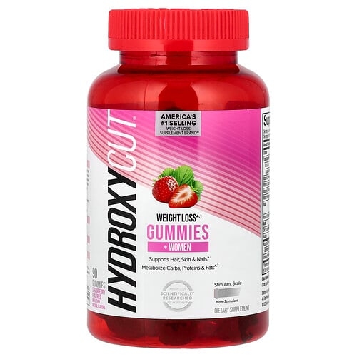 Hydroxycut Weight Loss Women Gummies Strawberry 90 Gummies product image