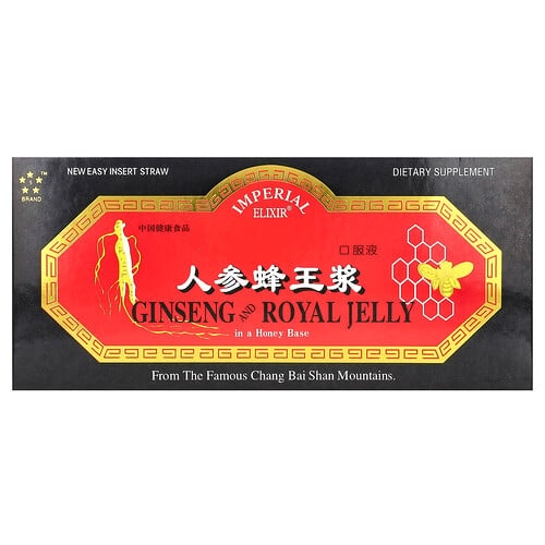 Imperial Elixir Ginseng Royal Jelly 10 Bottles 0 34 Fl Oz 10 Ml Each product image