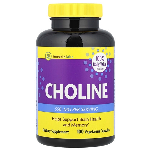 Innovixlabs Choline 100 Vegetarian Capsules 275 Mg Per Capsule product image