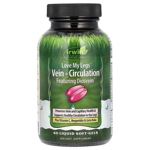 Irwin Naturals Love My Legs Vein Circulation 60 Liquid Soft Gels product image