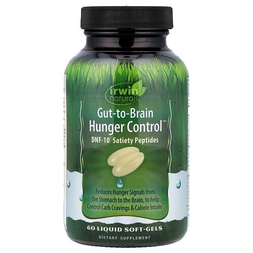 Irwin Naturals Gut To Brain Hunger Control 60 Liquid Soft Gels product image
