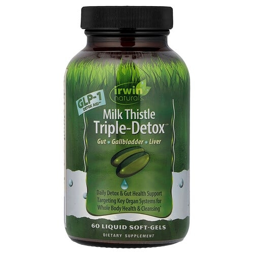 Irwin Naturals Milkthistletriple Detox 60 Liquid Soft Gels product image