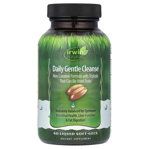 Irwin Naturals Daily Gentle Cleanse 60 Liquid Soft Gels product image