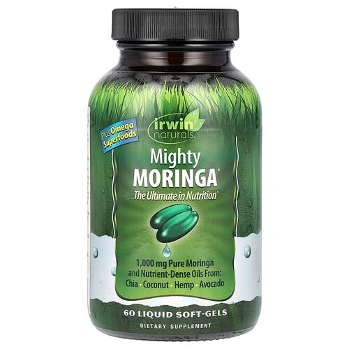 Irwin Naturals Mighty Moringa 60 Liquid Soft Gels product image