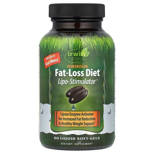 Irwin Naturals Forskolin Fat Loss Diet 60 Liquid Soft Gels product image
