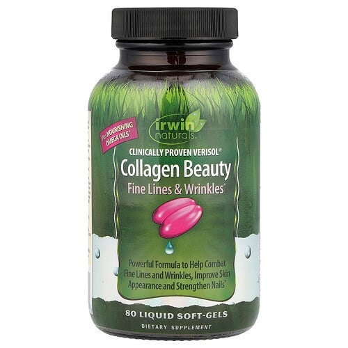 Irwin Naturals Clinically Proven Verisol Collagen Beauty 80 Liquid Soft Gels product image