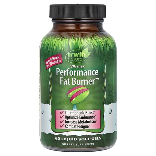 Irwin Naturals V02 Max Performance Fat Burner 60 Liquid Soft Gels product image