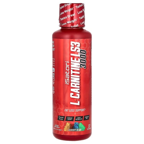 Isatori L Carnitine Ls3 3000 Gummy Bear 3 000 Mg 16 Fl Oz 480 Ml product image
