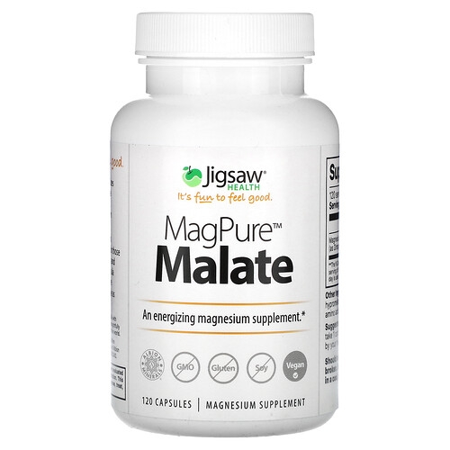 Jigsaw Health Magpure Malate 120 Capsules 100 Mg Per Capsule product image