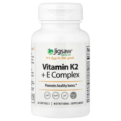Jigsaw Health Vitamin K2 E Complex 60 Softgels product image