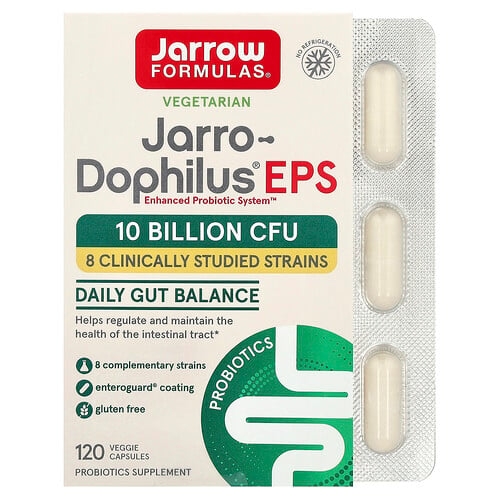 Jarrow Formulas Jarro Dophilus Eps 120 Veggie Caps 5 Billion Cfu Per Capsule product image