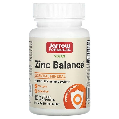 Jarrow Formulas Vegan Zinc Balance 100 Veggie Capsules product image