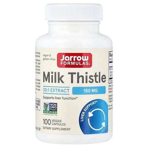Jarrow Formulas Milk Thistle 150 Mg 100 Veggie Capsules product image