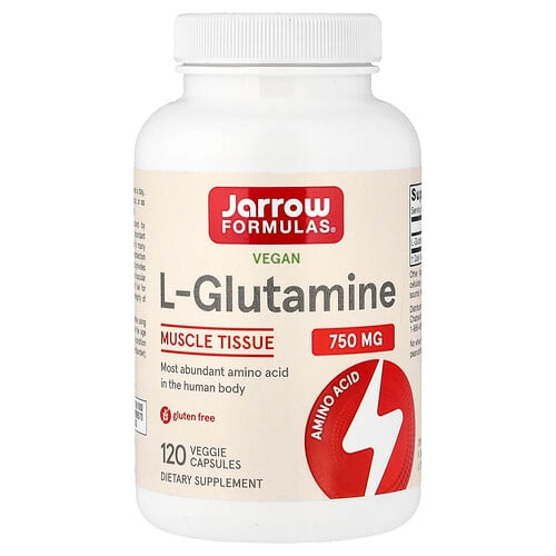 Jarrow Formulas Vegan L Glutamine 750 Mg 120 Veggie Capsules product image