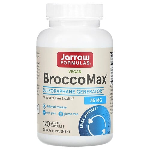 Jarrow Formulas Vegan Broccomax 120 Veggie Capsules 17 5 Mg Per Capsule product image
