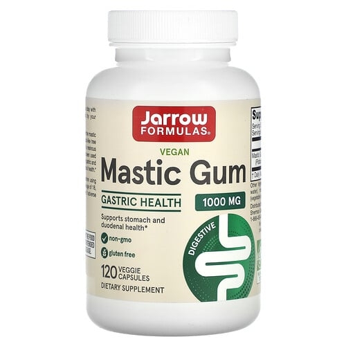 Jarrow Formulas Vegan Mastic Gum 120 Veggie Capsules 500 Mg Per Capsule product image