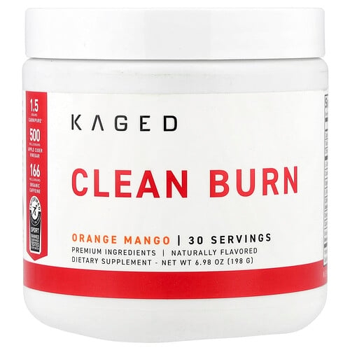 Kaged Clean Burn Orange Mango 6 98 Oz 198 G product image