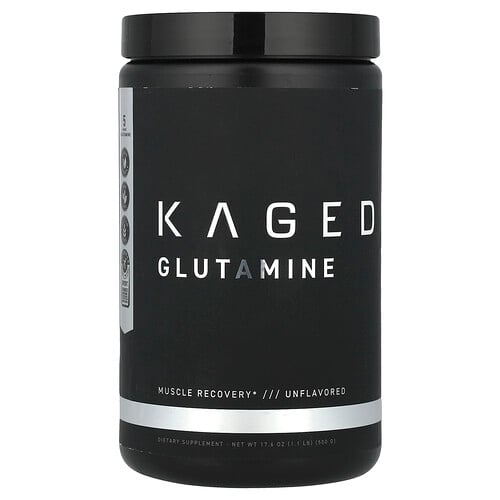 Kaged Glutamine Unflavored 17 6 Oz 500 G product image