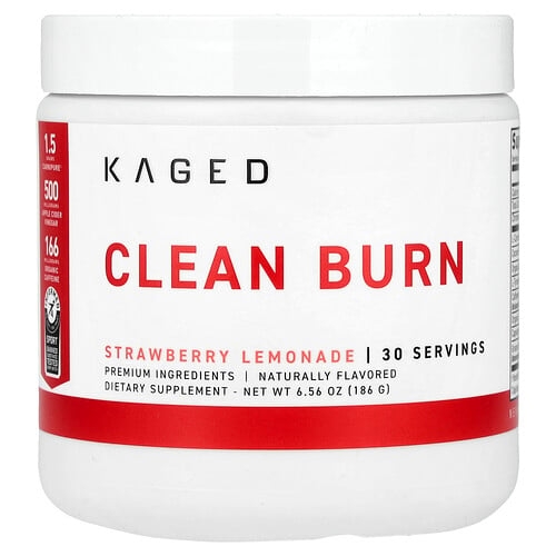 Kaged Clean Burn Strawberry Lemonade 6 56 Oz 186 G product image