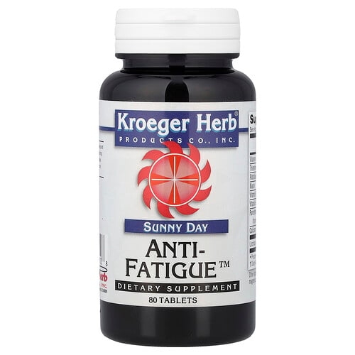 Kroeger Herb Co Sunny Day Anti Fatigue 80 Tablets product image