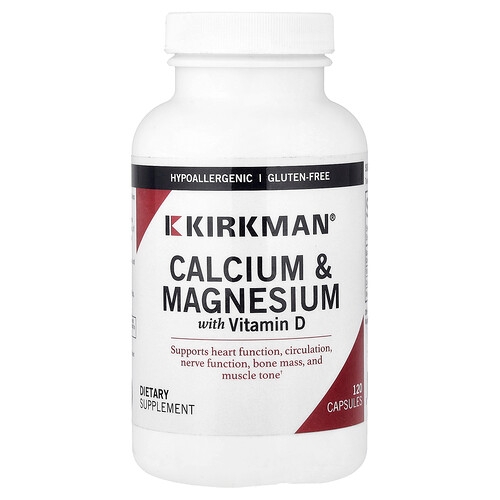 Kirkman Labs Calcium Magnesium With Vitamin D 120 Capsules product image