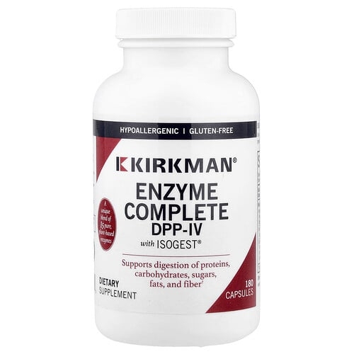 Kirkman Labs Enzyme Complete Dpp Iv With Isogest 180 Capsules product image