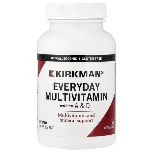 Kirkman Labs Everyday Multivitamin Without A D 180 Capsules product image
