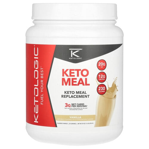 Ketologic Ketomeal Meal Replacement Vanilla 1 8 Lb 816 G product image