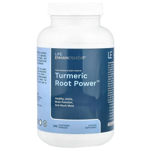 Life Enhancement Turmeric Root Power 240 Vegetarian Capsules 600 Mg Per Capsule product image