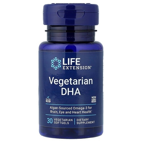 Life Extension Vegetarian Dha 30 Vegetarian Softgels 200 Mg Per Softgel product image