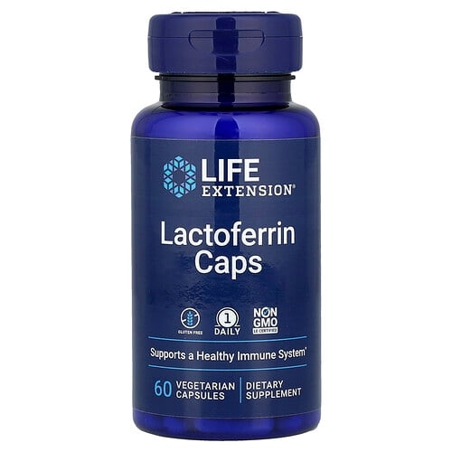 Life Extension Lactoferrin Caps 60 Vegetarian Capsules 300 Mg Per Capsule product image