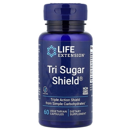 Life Extension Tri Sugar Shield 60 Vegetarian Capsules product image