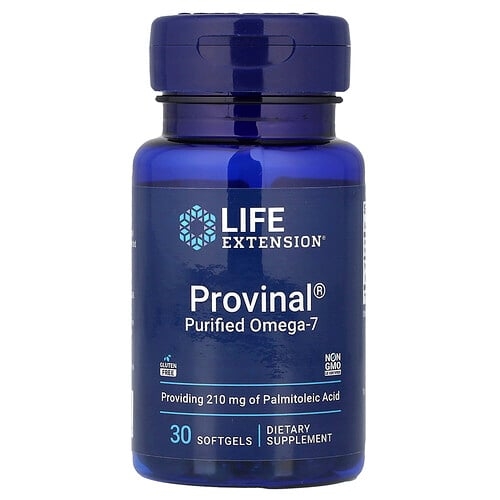 Life Extension Provinal Purified Omega 7 30 Softgels 420 Mg Per Softgel product image