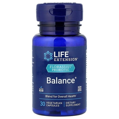 Life Extension Florassist Probiotic Balance 30 Vegetarian Capsules product image