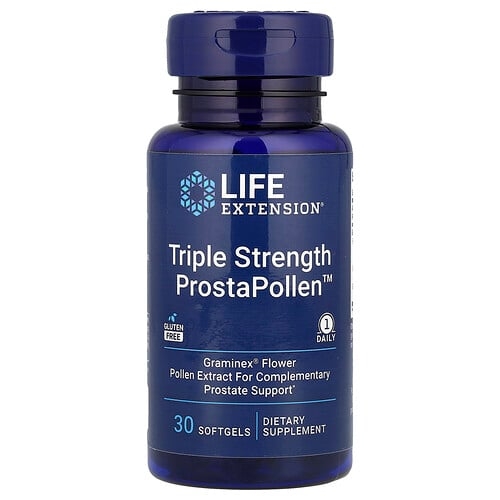 Life Extension Triple Strength Prostapollen 30 Softgels 378 Mg Per Softgel product image