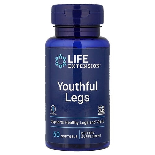 Life Extension Youthful Legs 60 Softgels 250 Mg Per Softgel product image