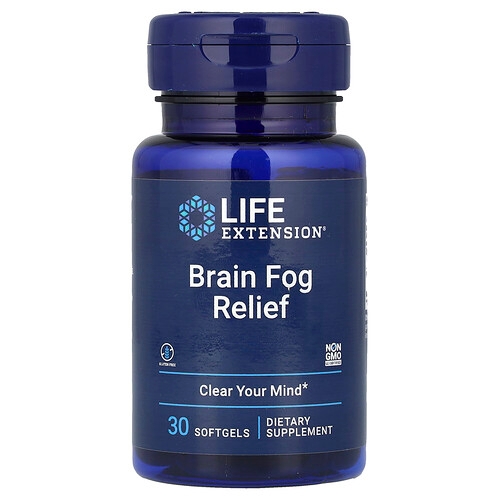 Life Extension Brain Fog Relief 30 Softgels product image