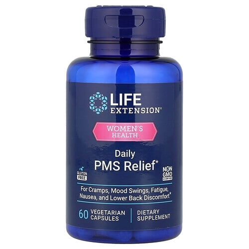 Life Extension Women S Health Daily Pms Relief 60 Vegetarian Capsules product image