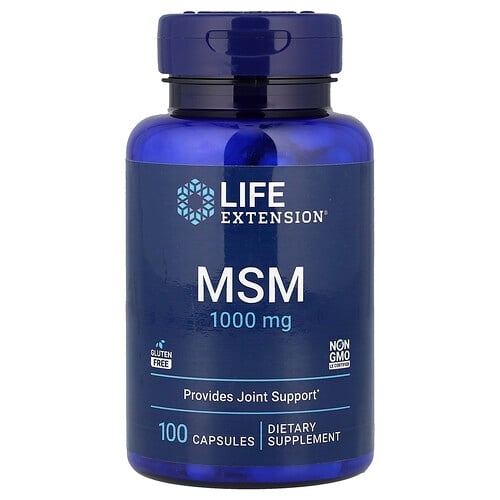 Life Extension Msm 100 Capsules 1 000 Mg Per Capsule product image