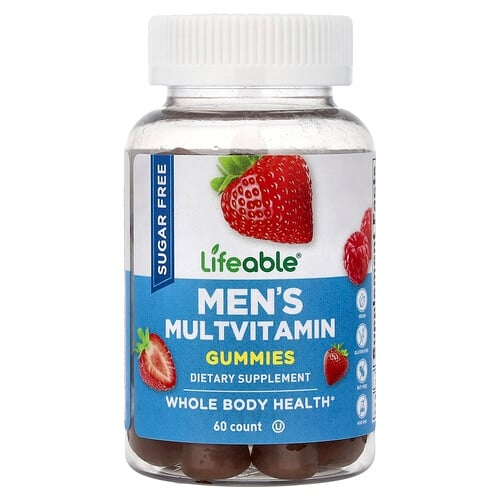 Lifeable Men S Multivitamin Gummies Sugar Free Berry 60 Gummies product image